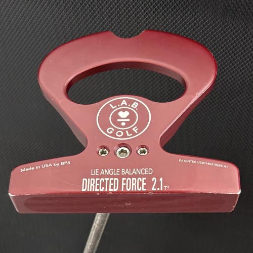 L.A.B. DIRECTED FORCE 2.1 RED PUTTER (33.5") + HEADCOVER