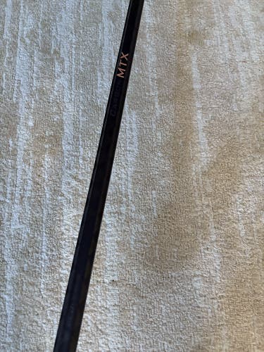 ECD Lacrosse Carbon MTX Lacrosse Shaft - Black - 30" Attack Midfield Flex 1 TeXtreme