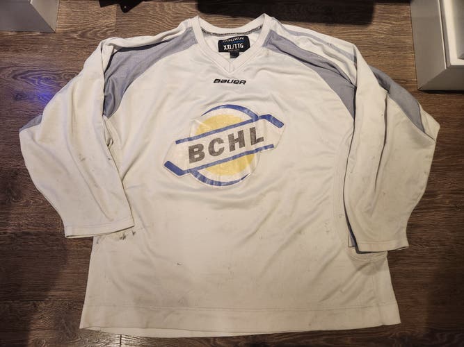Bauer Hockey BCHL Pro Stock Practice Jersey White XX-Large XXL #20