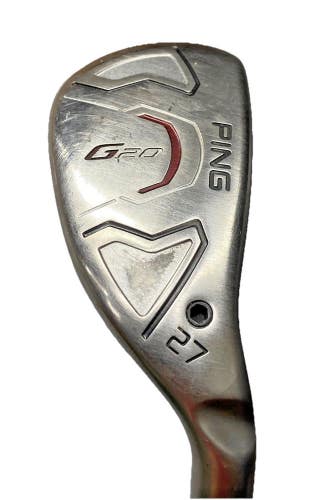 Ping G20 6 Hybrid 27 Black Dot RH TFC 169H Senior Graphite 38" Nice Midsize Grip