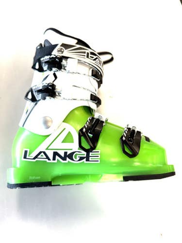 Used Lange Rx Boys Dh Ski Boot Green 225 Mp - J04.5 - W5.5 11860-s000310230