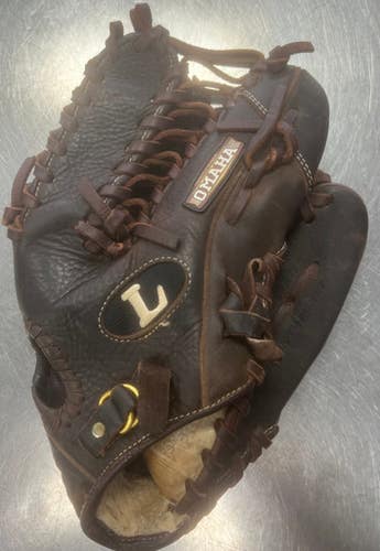 Used Louisville Slugger Omaha Bb Sb Glove Rh Throw Brown 12 3 4" 11497-s000158611