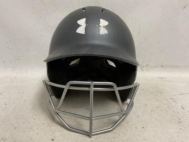 Used Under Armour Uabh2-100 Batting Helmet W Mask Grey S M 11855-s000205076