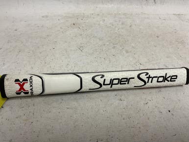 Used Super Stroke Traxion Pistol Gt 1.0 Putter Grip White And Red 11855-s000205067