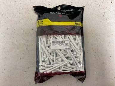 Used Maxfli 2 3 4 Wood Tees White 11855-s000205048