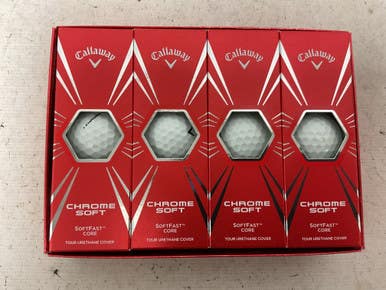 Used Callaway Chrome Soft 12 Pack - Golf Balls Red 11855-s000205043