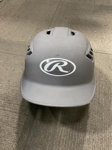 Used Rawlings R16j-r1 Batting Helmet No Mask Grey M L 11614-s000237999