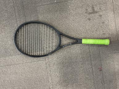 Used Wilson Pro Staff 97ls Adult Tennis Racquet Black 4 1 4" 11614-s000237965