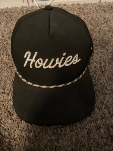 Black Adult Unisex One Size Fits All Howies Hat (New)