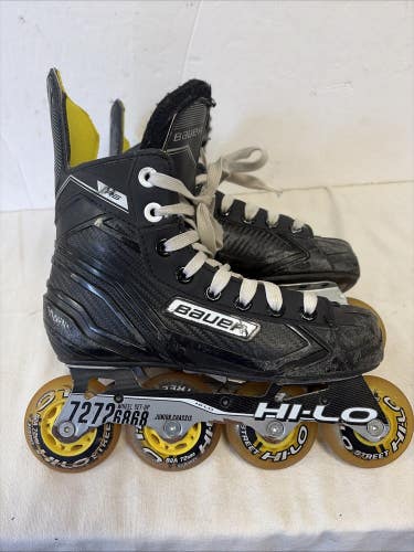 Junior Size 3 Bauer RS Inline Hockey Roller Skates Rollerblades HI-LO