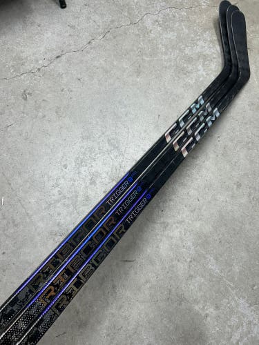 3 PACK 85 Flex P92 Senior CCM RibCor Trigger 9 Pro Left Hand Hockey Stick Pro Stock (New)