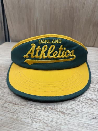 Vintage Oakland Athletics A's Sun Visor Hat Cap Sports Specialties 90s