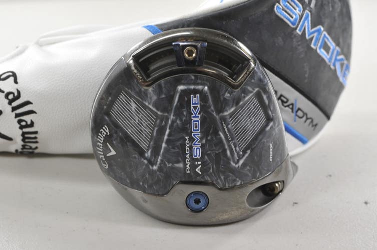 LEFT HANDED Callaway Paradym Ai Smoke MAX 9.0* Driver HEAD ONLY #219471