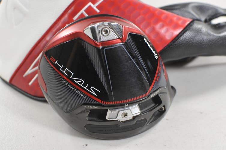 LEFT HANDED TaylorMade Stealth 2 Plus 9* Driver HEAD ONLY with Cover #219476