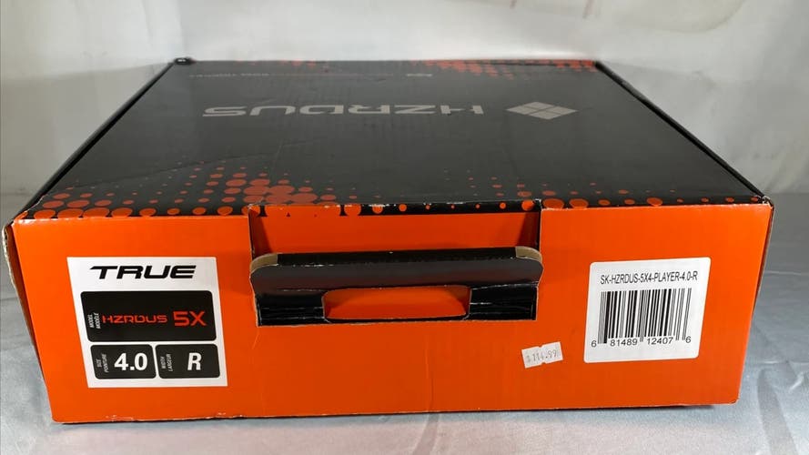 True HZRDUS 5x Hockey Skates Regular Width Intermediate Size 4 (New)