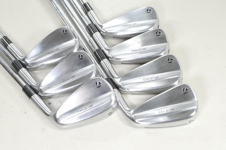 TaylorMade P770 2025 4-PW Iron Set X-Stiff Flex Right Rifle 6.5 Steel # 219821