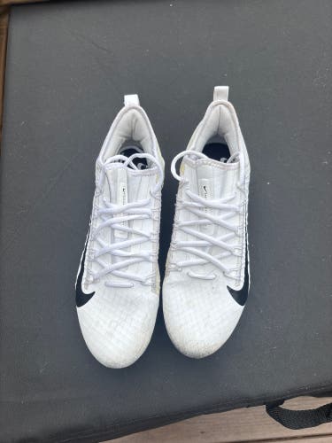 White Men's Size M 9.5 (W 10.5) Nike Huarache 9 Elite Low Low Top (Used)