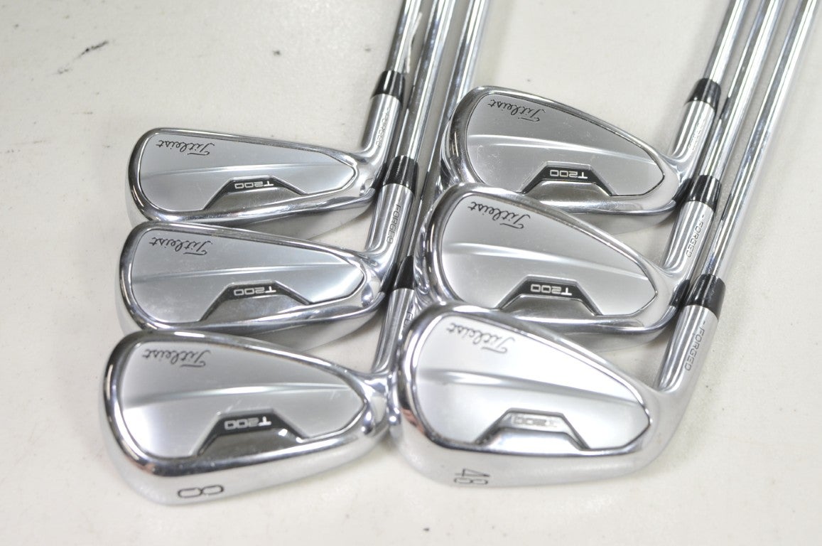 LEFT HAND Titleist T200 2021 6-PW,48* Iron Set Regular Flex NS Pro