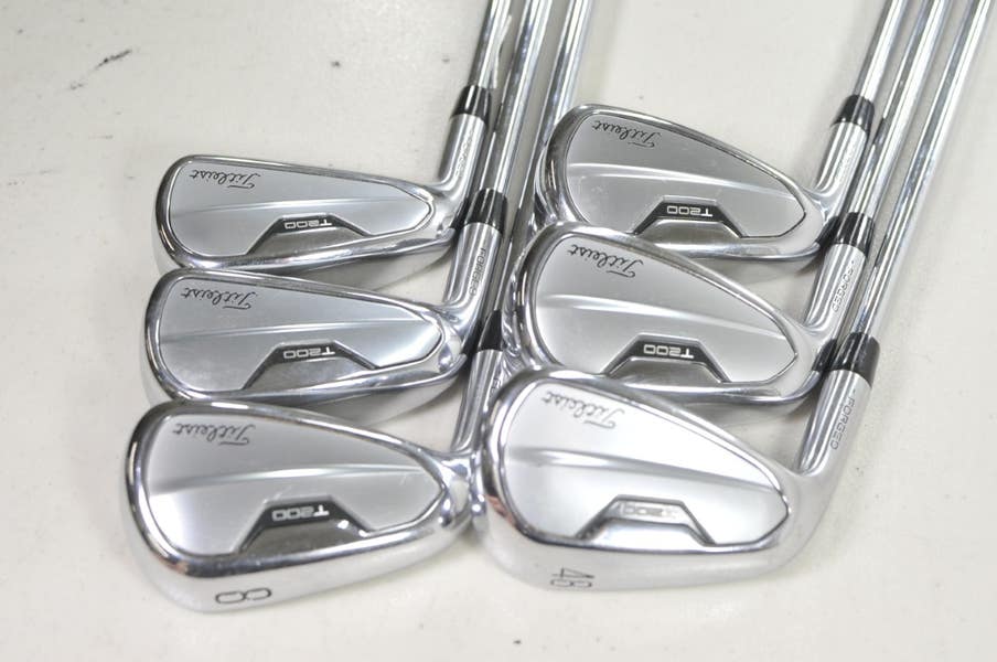 LEFT HAND Titleist T200 2021 6-PW,48* Iron Set Regular Flex NS Pro 