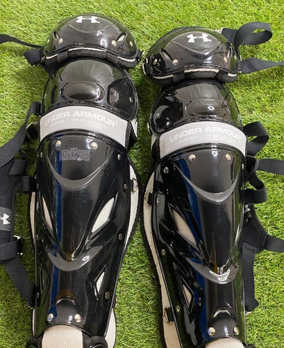 New Under Armour Professional Catcher's Leg Guards | Ages 12-16