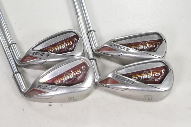 Callaway Diablo Edge 7-PW Iron Set RH Stiff Flex Steel #219650