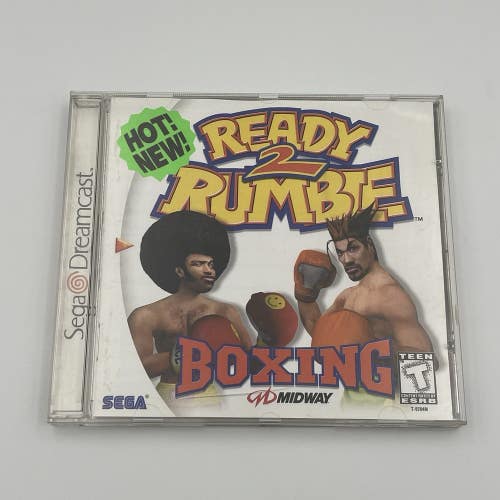 Ready 2 Rumble Boxing (Sega Dreamcast, 1999) Complete CIB W/ Manual