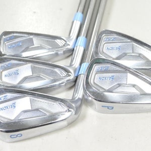 LEFT HANDED Srixon ZX7 MK II 6-PW Iron Set SteelFiber 95 Stiff Flex  # 219491
