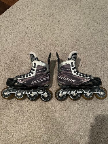 Mission Inhaler NLS6 Inline Skates Wide Width Size 3 (Used)