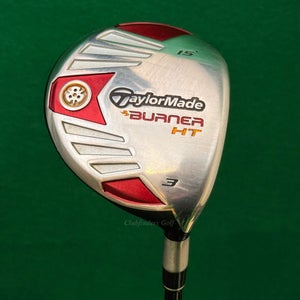 TaylorMade Burner 2007 HT 15 Fairway Wood 3 REAX Superfast 50g Graphite Stiff