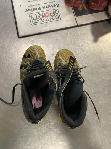 Used Under Armour Bb Cleats Bb Sb Cleats Black Junior 03.5 11614-s000226124
