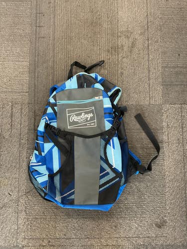Used Rawlings Backpack Bb Sb Player Backpack Royal Blue 11614-s000226312