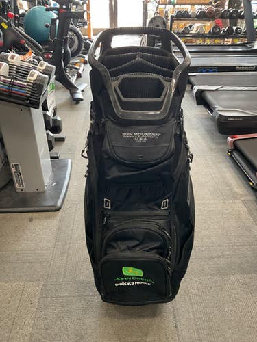 Used Sun Mountain C130 Mens Cart Bag Black 11614-s000226224