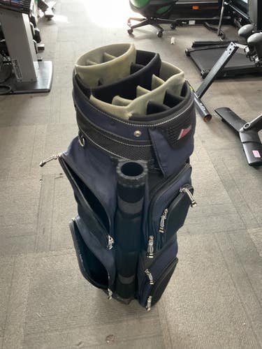 Used Datrek 14 Way Cart Bag Mens Cart Bag Navy Blue 11614-s000226075