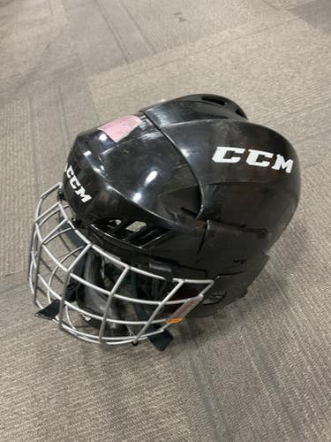 Used Ccm Ccm Fl 40 Helmet Cage Combo Black Xs 11614-s000233746