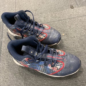 Used Under Armour Bh Bb Sb Cleats Royal Blue Junior 04 11614-s000235276