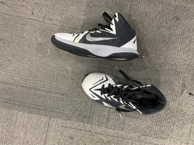 Used Nike Hyperquickness Basketball Shoes M Black Senior 9 11614-s000235728