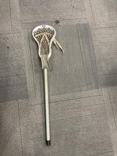 Used Stx Stx Junior Lax Stick Jr Atk Mid Complete Stick White 11614-s000230497
