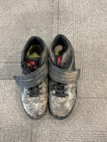 Used Rawlings Baseball Bb Sb Cleats Black Youth 09.5 11614-s000231419