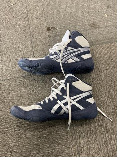 Used Asics Snapdown Wrestling Shoes Navy Blue Junior 06 11614-s000233621