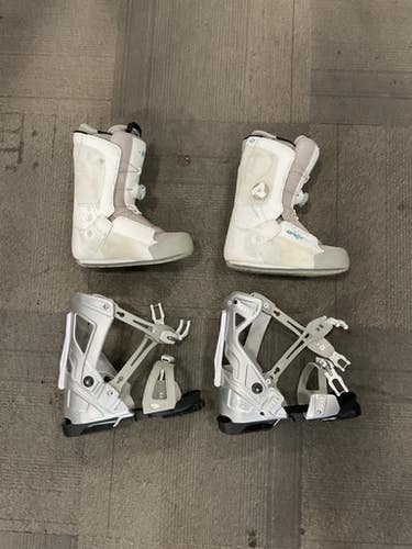 Used Apex Hp L Womens Dh Ski Boot Grey 260 Mp - M08 - W09 11614-s000227863