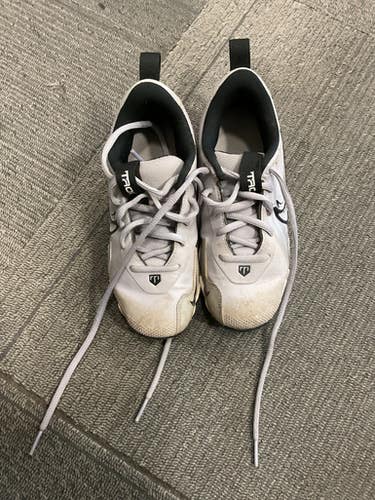 Used Nike Trout Bb Cleats Bb Sb Cleats Grey Junior 01 11614-s000227647