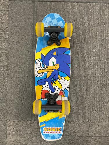 Used Sonic The Headgehog Penny Board Complete Skateboard Royal Blue Regular 11614-s000227234