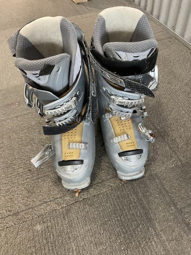 Used Head Edge 9.5 Womens Dh Ski Boot Grey 250 Mp - M07 - W08 11614-s000230638