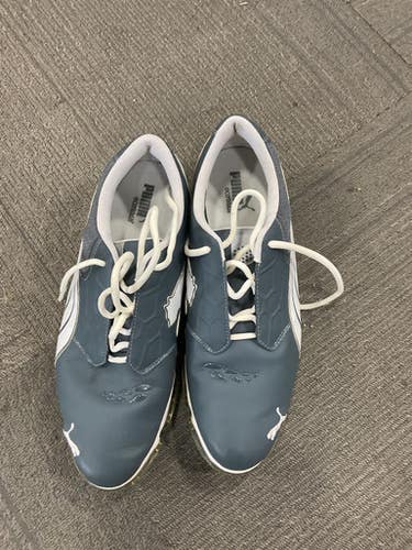 Used Puma Cell S2quill Mens Golf Shoes Grey Senior 9.5 11614-s000230642
