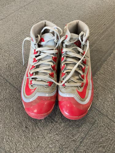Used Nike Huarache Cleats Bb Sb Cleats Red Junior 04.5 11614-s000230707