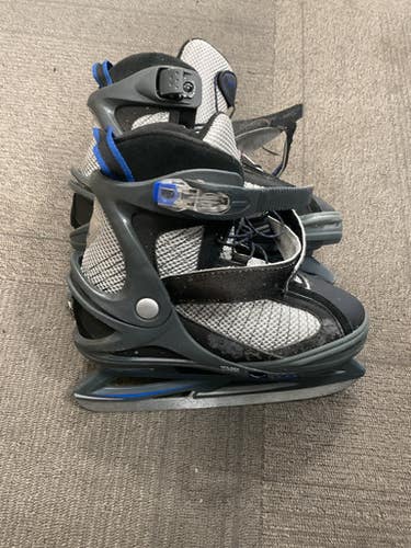 Used Softec Ice Skates Boys Softboot Skate Grey Adjustable 11614-s000232402