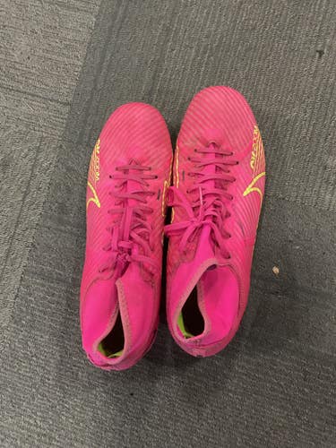 Used Nike Mercurial Air Zoom Soccer Cleats Pink Senior 10 11614-s000234388
