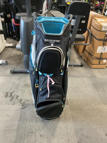 Used Sun Mountain Sync Cart Bag Mens Cart Bag Black 11614-s000228707
