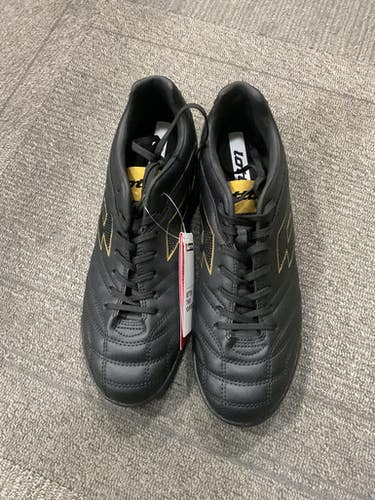 Used Lotto Stadio Soccer Indoor Shoes Black Senior 7.5 11614-s000229738