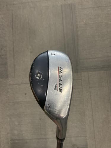 Used Taylormade Rescue Mid Mens Hybrid Club Rh 3 Hybrid 11614-s000229802